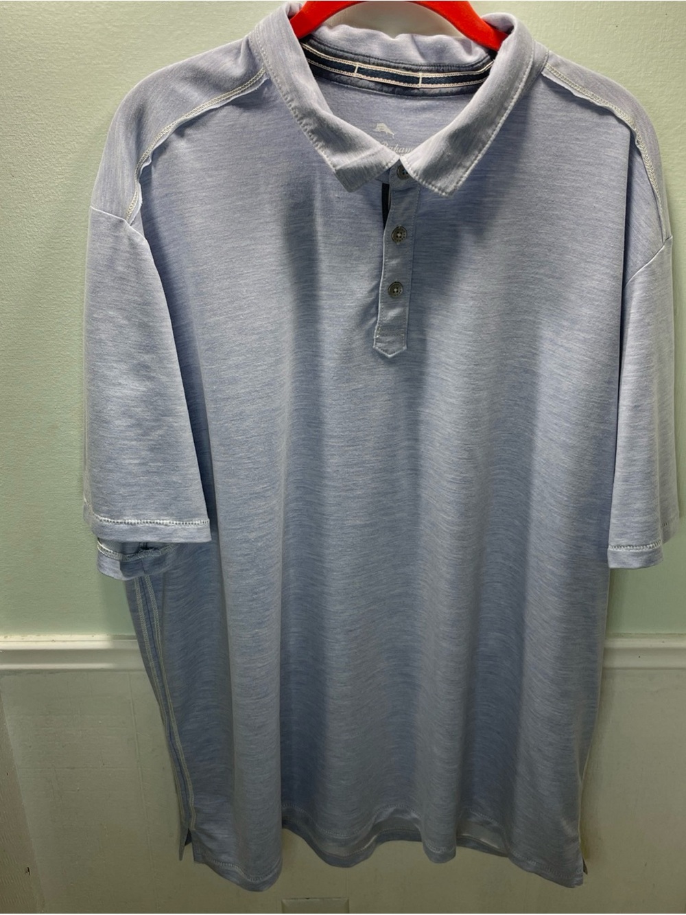 Tommy Bahama Light Blue Men's Polo Shirt